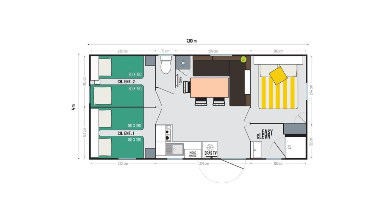 Mobil-home 6 Pers Coeur De Vendee *